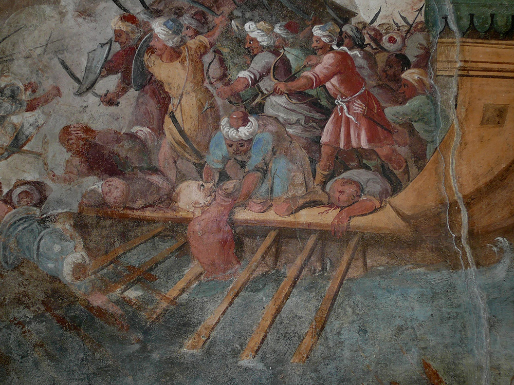Chiesa di San Donato - La Battaglia di Lepanto